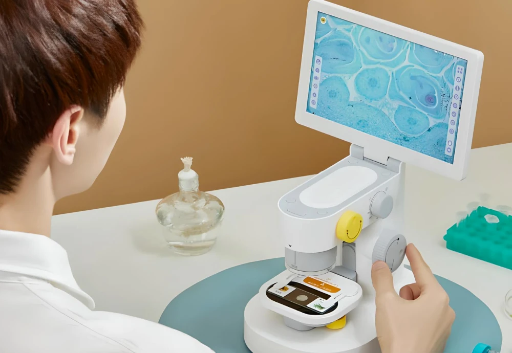 microscope with stand