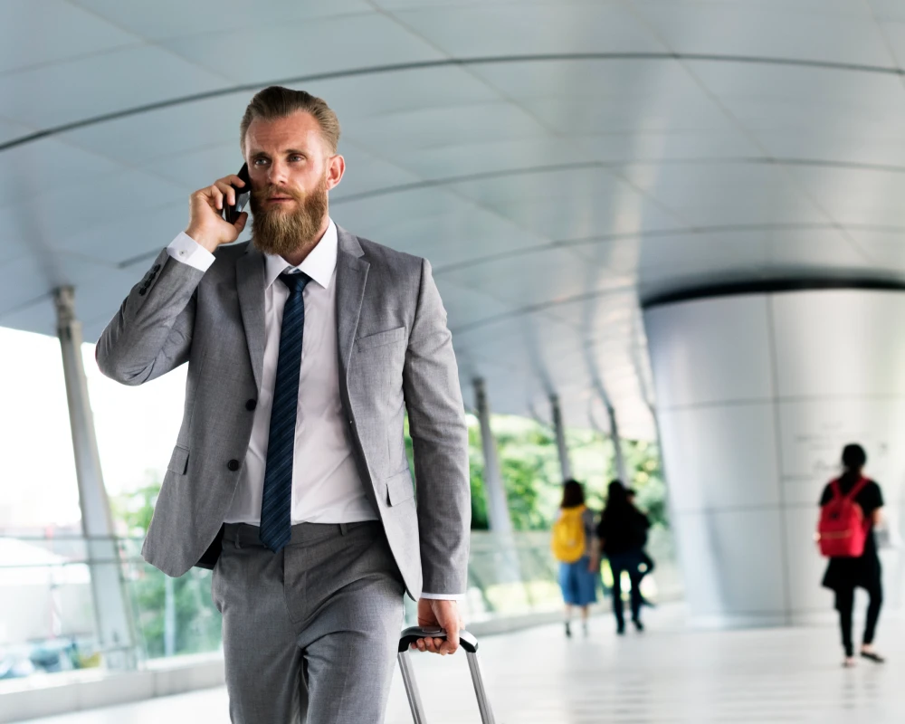 leather carry-on bag
